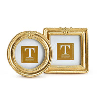 Design Shop Golden Bee Gold Leaf Finish Photo Frame - Resin/Glass, Set of 4.