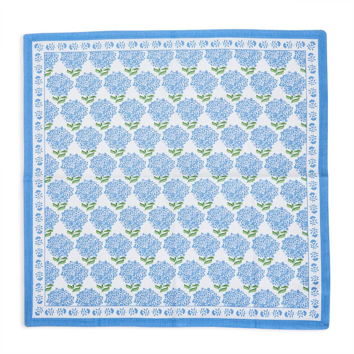 Design Shop Hydrangea Napkins - Cotton, Set of 4.