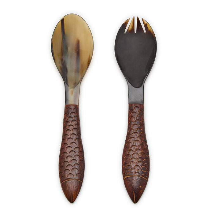 Design Shop S/2 Fish Horn Servers