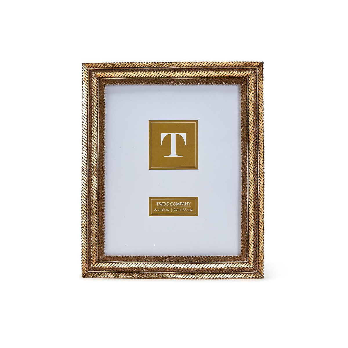 Design Shop Gold Fern 8x10 Photo Frame