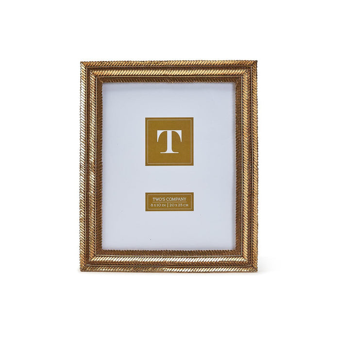 Design Shop Gold Fern 8x10 Photo Frame