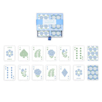 Design Shop Hydrangea Double Deck Textured Playing Cards in Gift Box - Paper