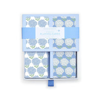 Design Shop Hydrangea Double Deck Textured Playing Cards in Gift Box - Paper