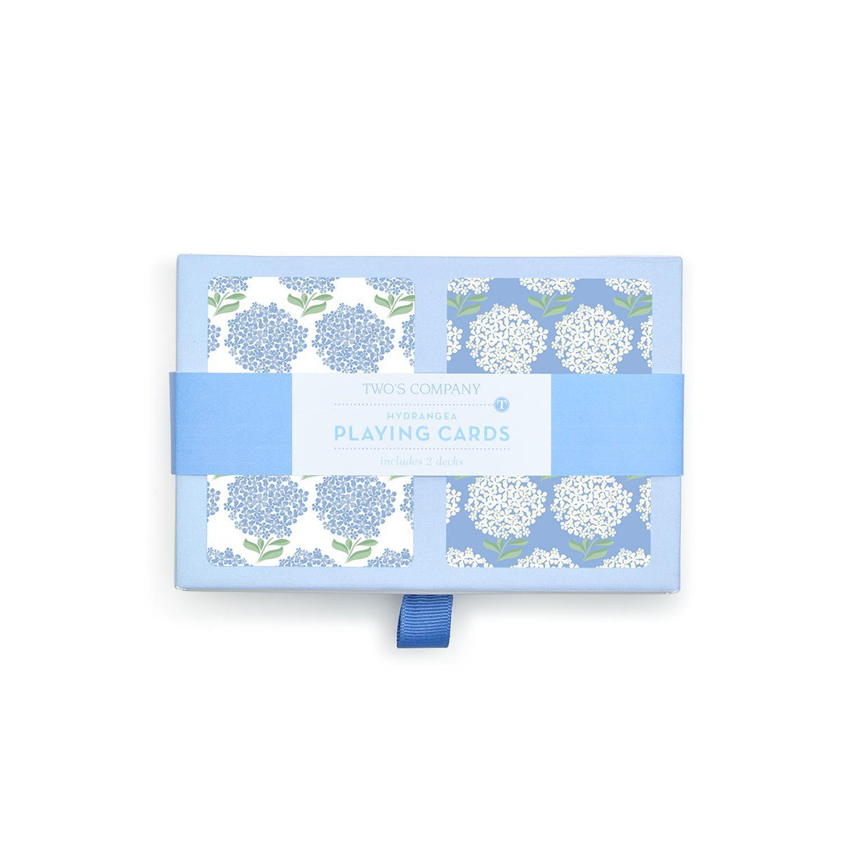 Design Shop Hydrangea Double Deck Textured Playing Cards in Gift Box - Paper