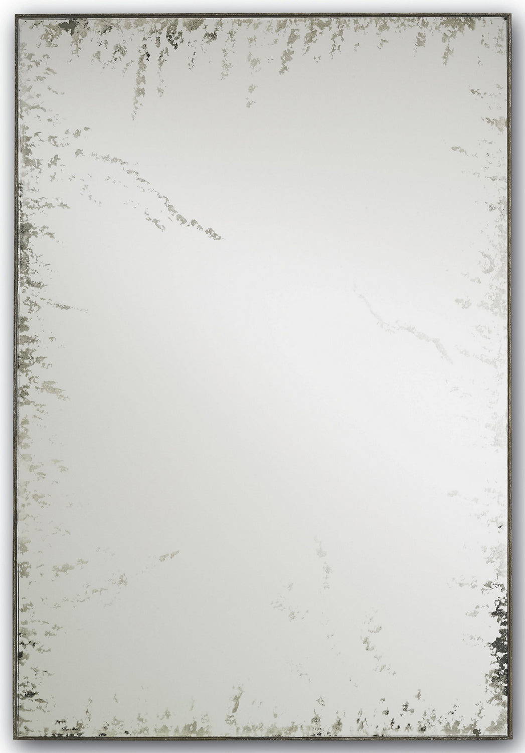 Currey and Company - 1092 - Mirror - Rene Collection - Pyrite Bronze/Antique Mirror