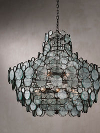 Currey and Company - 9520 - 12 Light Chandelier - Galahad Collection - Bronze