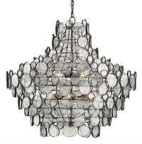 Currey and Company - 9520 - 12 Light Chandelier - Galahad Collection - Bronze