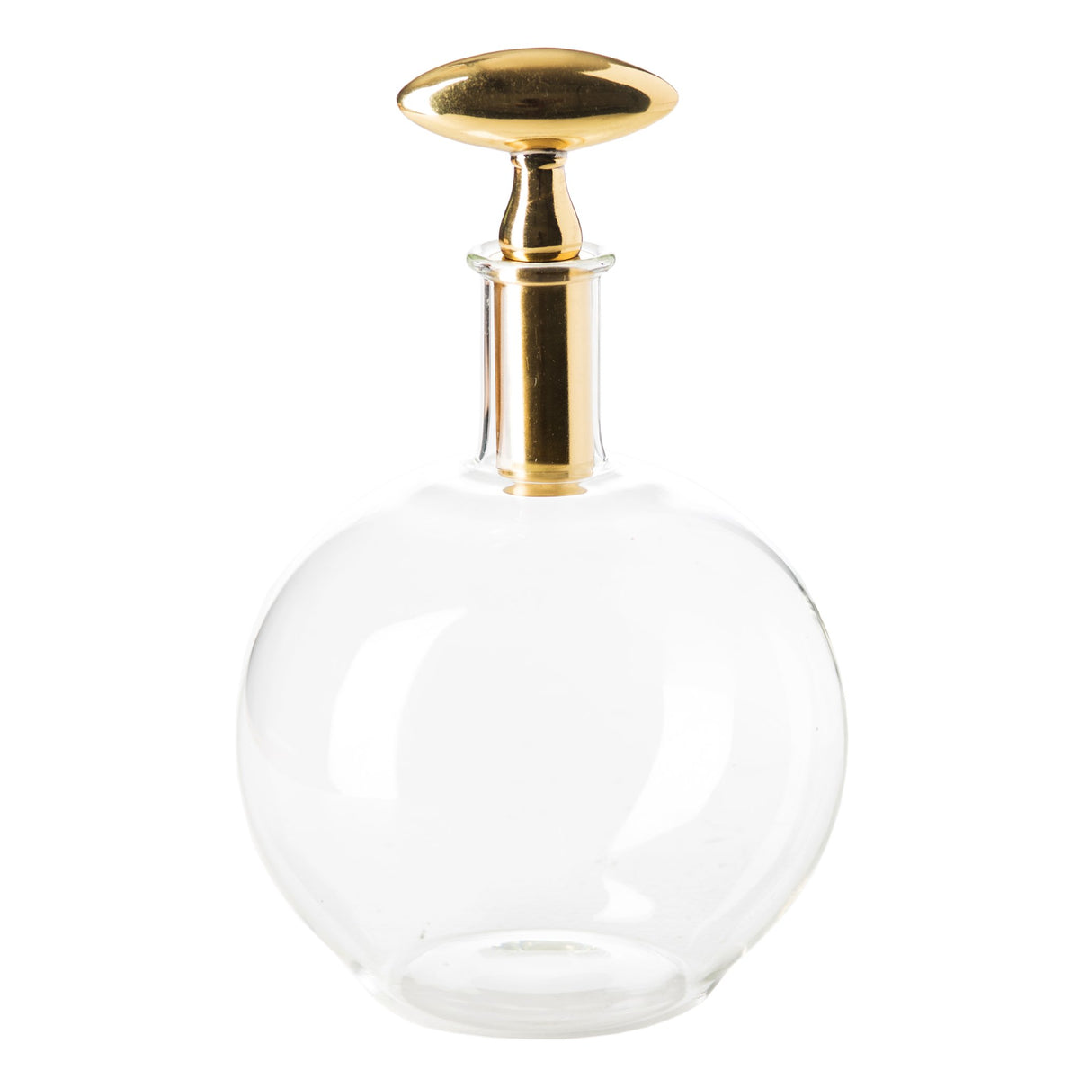 Abigails Decanter with Brass Top