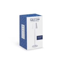 Design Shop White Adjustable LED Cordless Table Lamp 22"