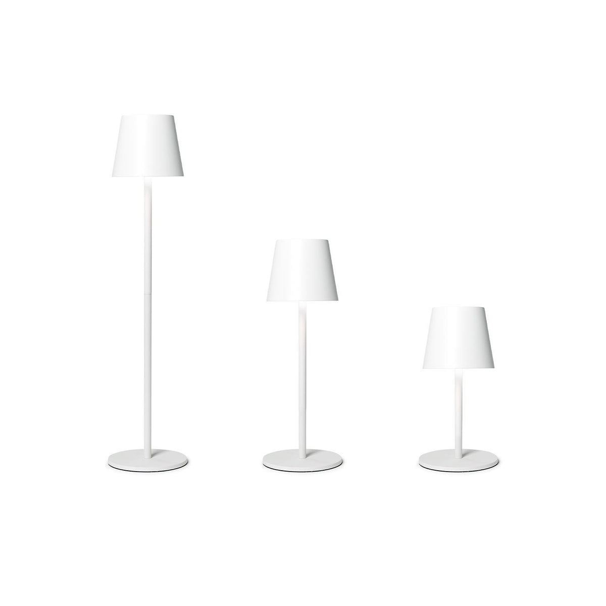 Design Shop White Adjustable LED Cordless Table Lamp 22"