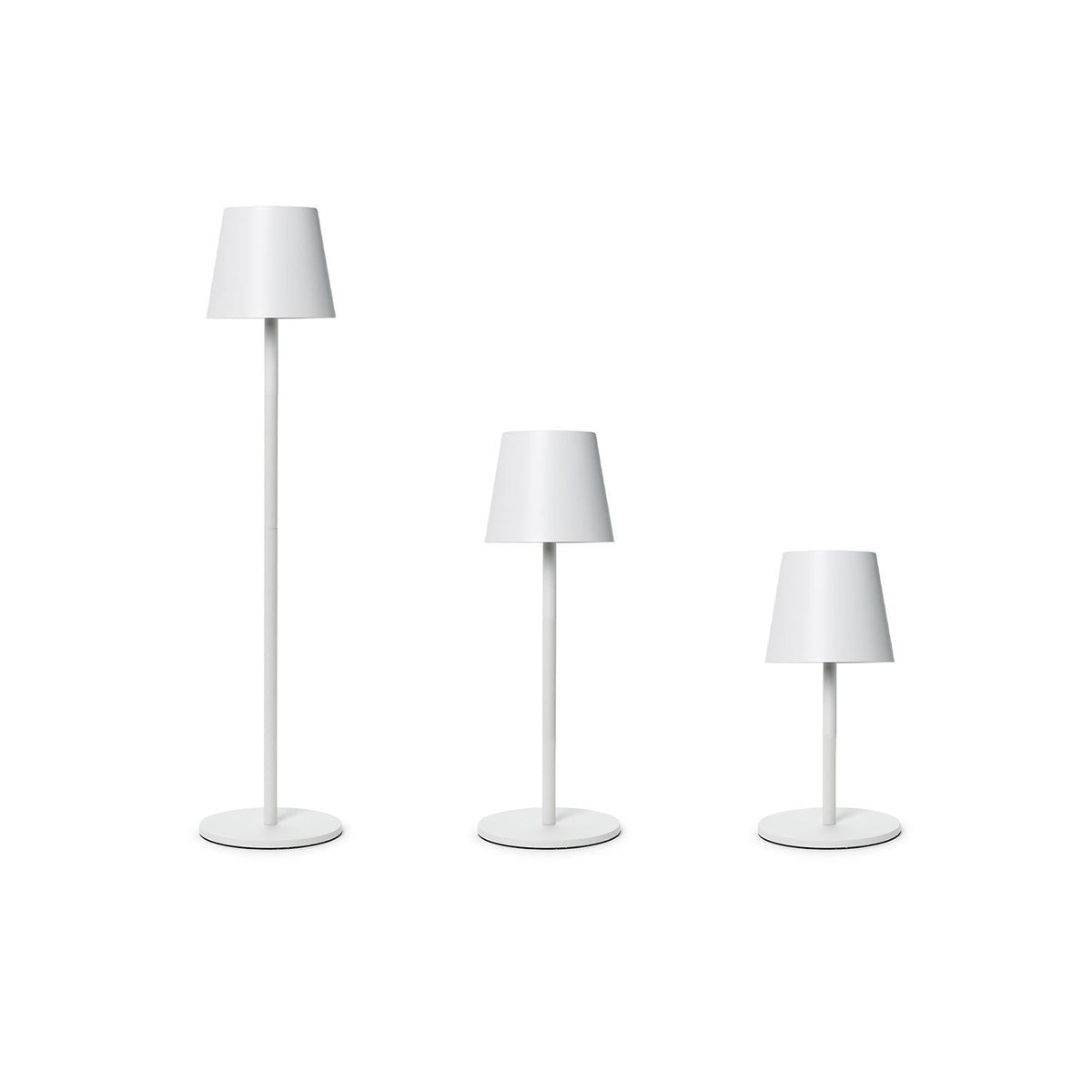 Design Shop White Adjustable LED Cordless Table Lamp 22"
