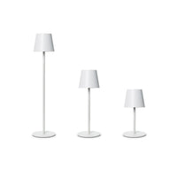 Design Shop White Adjustable LED Cordless Table Lamp 22"