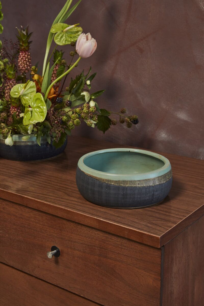 Design Shop Green Lucena Bowl, 7.75" X 2.75".