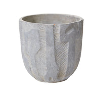 Design Shop Grey Accra Pot, 16" X 15".