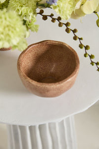 Design Shop Terracotta Cyrus Collection Bowl, 4.5" X 3".