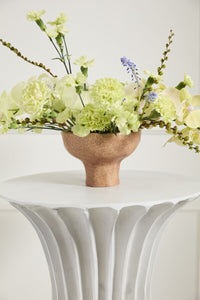 Design Shop Terracotta Cyrus Collection Compote, 6.5" X 4.5", Set of 2.