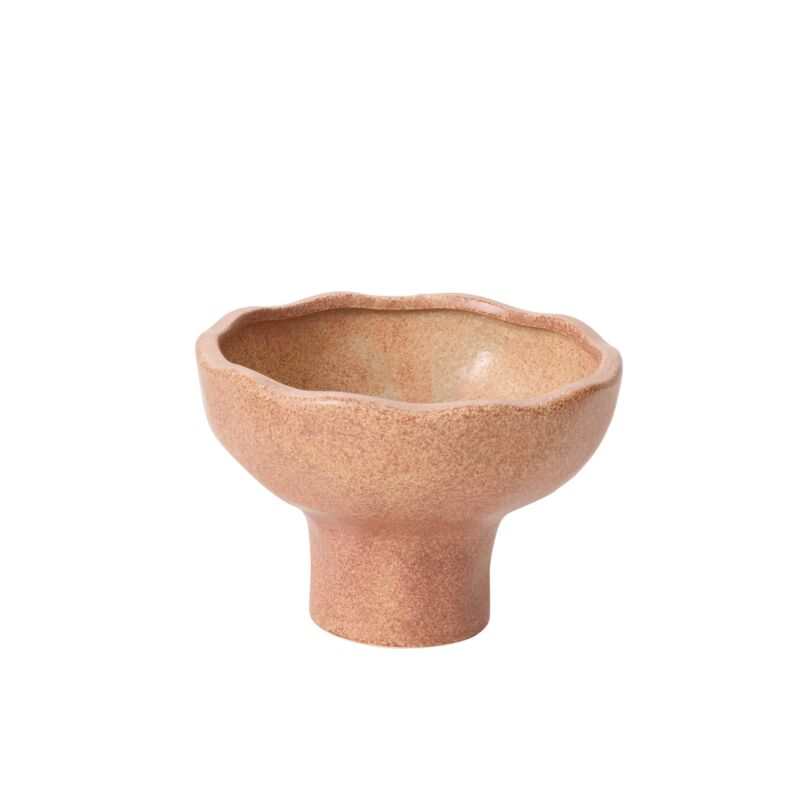 Design Shop Terracotta Cyrus Collection Compote, 6.5" X 4.5", Set of 2.
