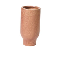 Design Shop Terracotta Cyrus Collection Vase, 4" X 8", Set of 2.