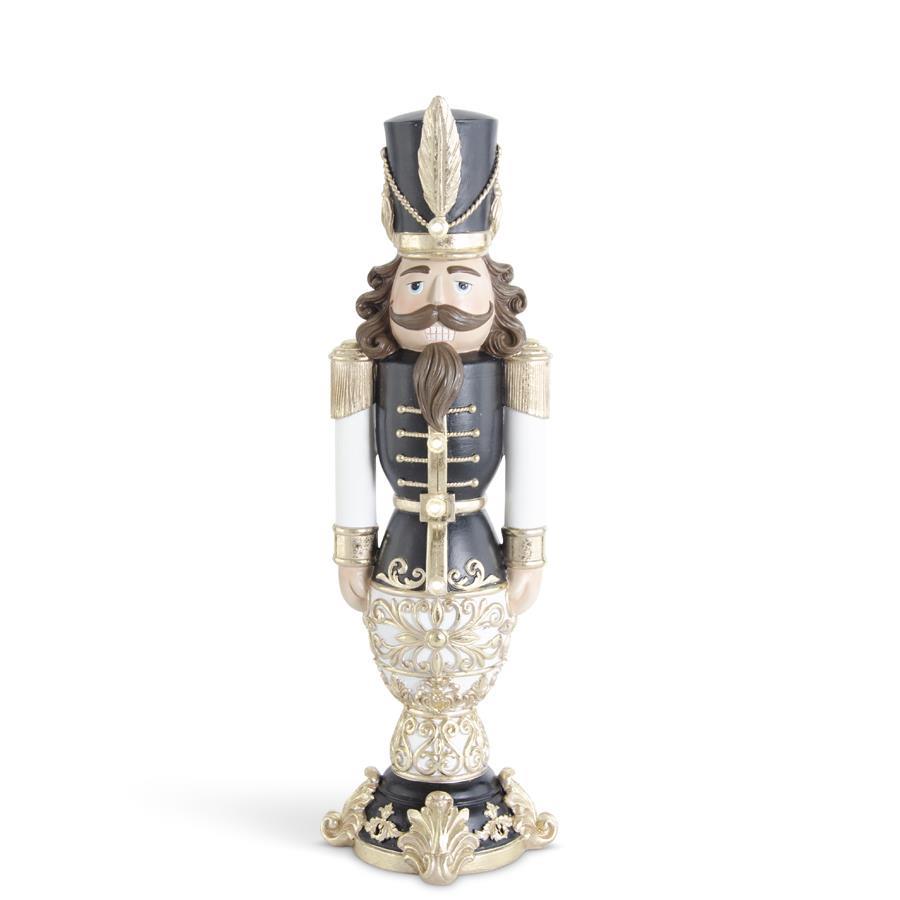 Shell Design Shop 23 Inch Black Gold & White Led Soldier
