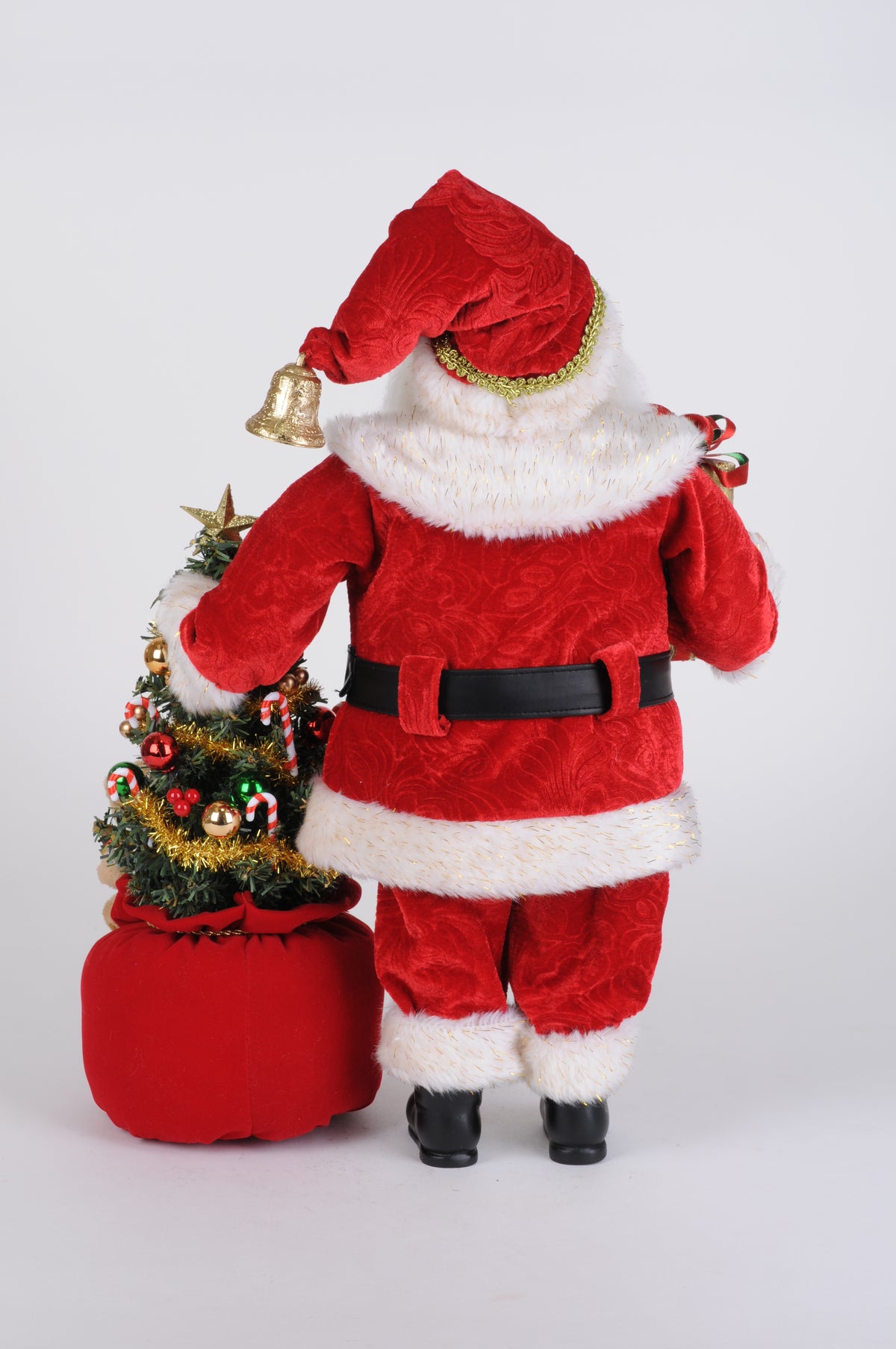 Karen Didion Lighted Santa Bearing Gifts- Revised