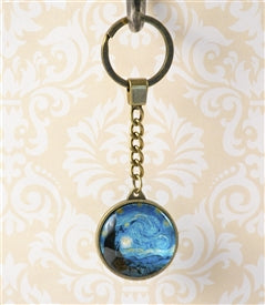 Design Shop Starry Night By Vincent Van Gogh Key Chain