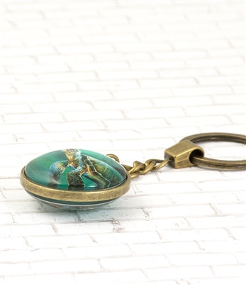 Design Shop Green Sea Turtle Key Chain