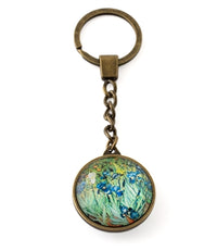 Design Shop Irises Key Ring
