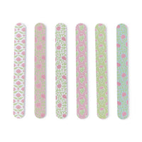 Design Shop Refill for Floral Block Print 72 Pc Emery Board Unit Includes 3 Patterns - Grit Paper