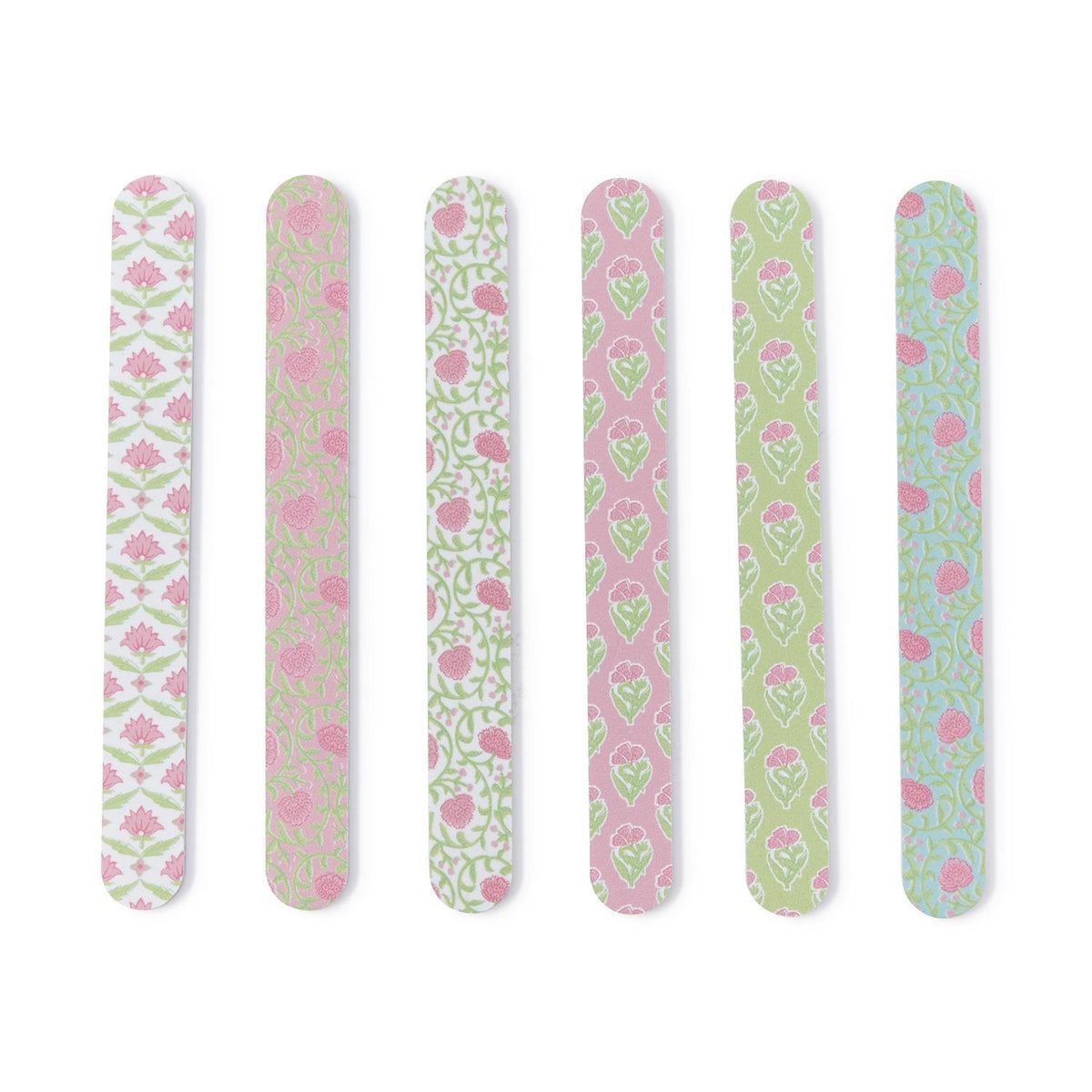 Design Shop Refill for Floral Block Print 72 Pc Emery Board Unit Includes 3 Patterns - Grit Paper