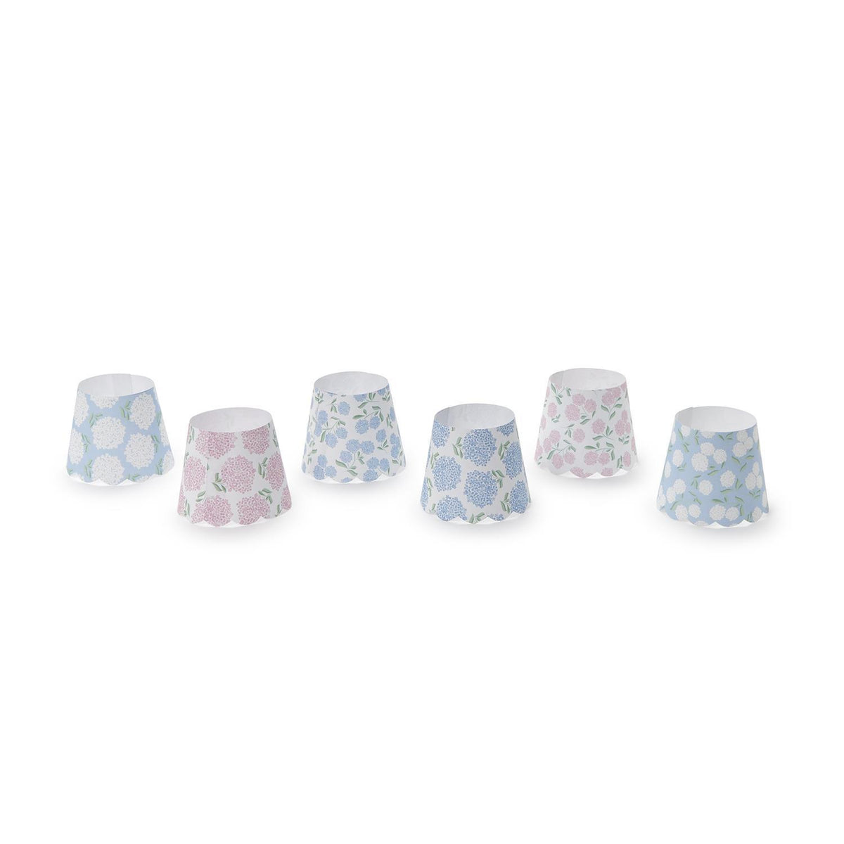 Design Shop Hydrangea Decorative Paper Shade Covers, Set of 2.