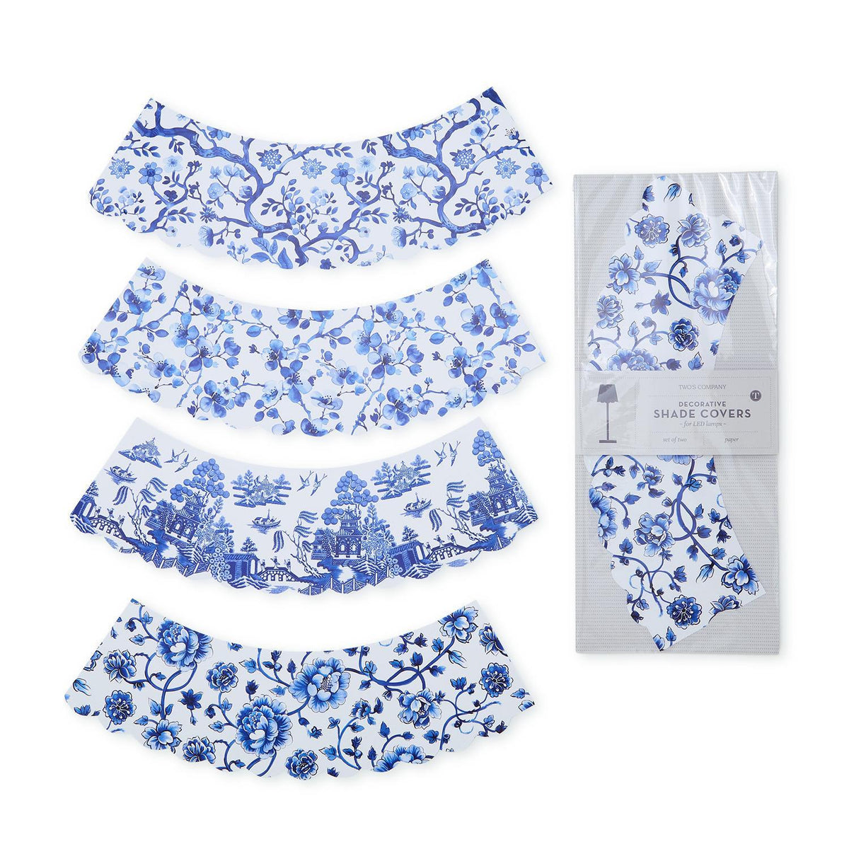 Design Shop Paper Shade Covers, Set of 2.