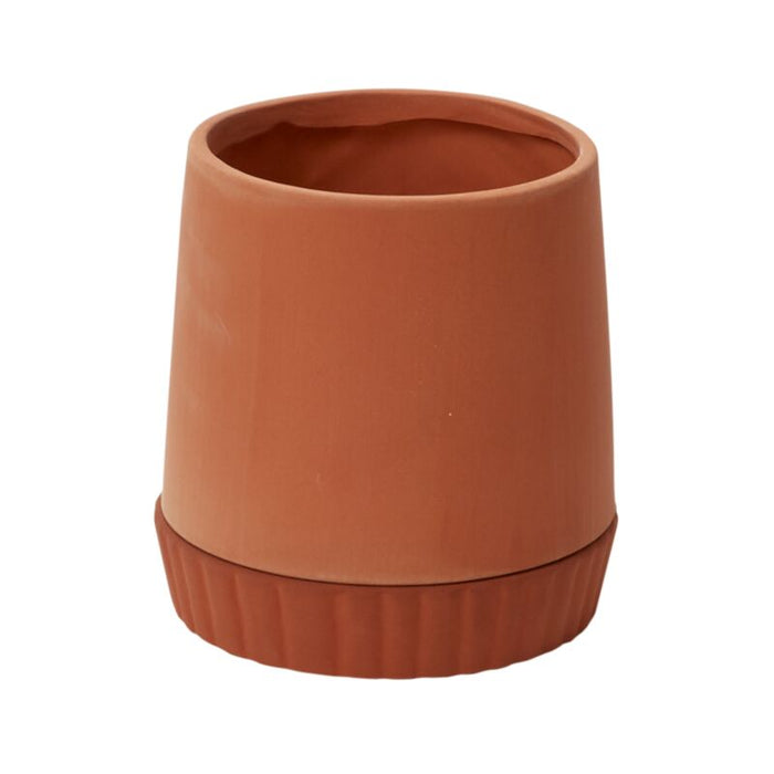 Design Shop Terracotta Kadin Pot, 7.75" X 7.75".