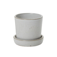 Design Shop Off-White Watson Pot, 3.5" X 3.5", Set of 4.
