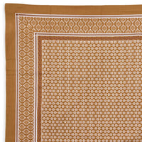 Design Shop Natural Elements Block Print Design Tablecloths - Cotton, Set of 2.