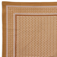 Design Shop Natural Elements Block Print Design Tablecloths - Cotton, Set of 2.