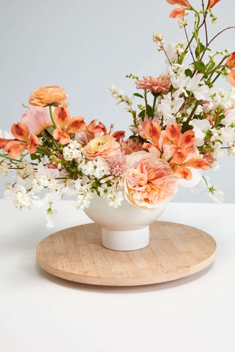 Design Shop White Elijah Compote, 7.25" X 5.25".