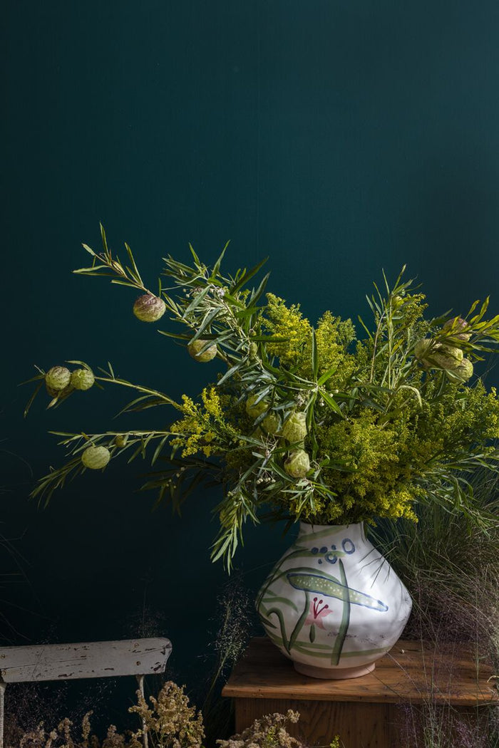 Design Shop Multicolor Wild Meadow Collection Vase, 15" X 14".