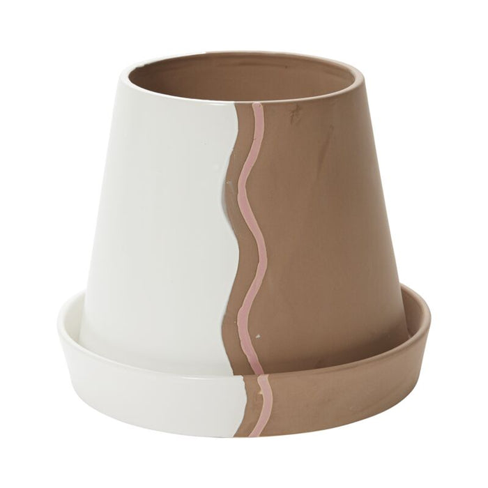 Design Shop Multicolor Kalina Pot, 7" X 6"