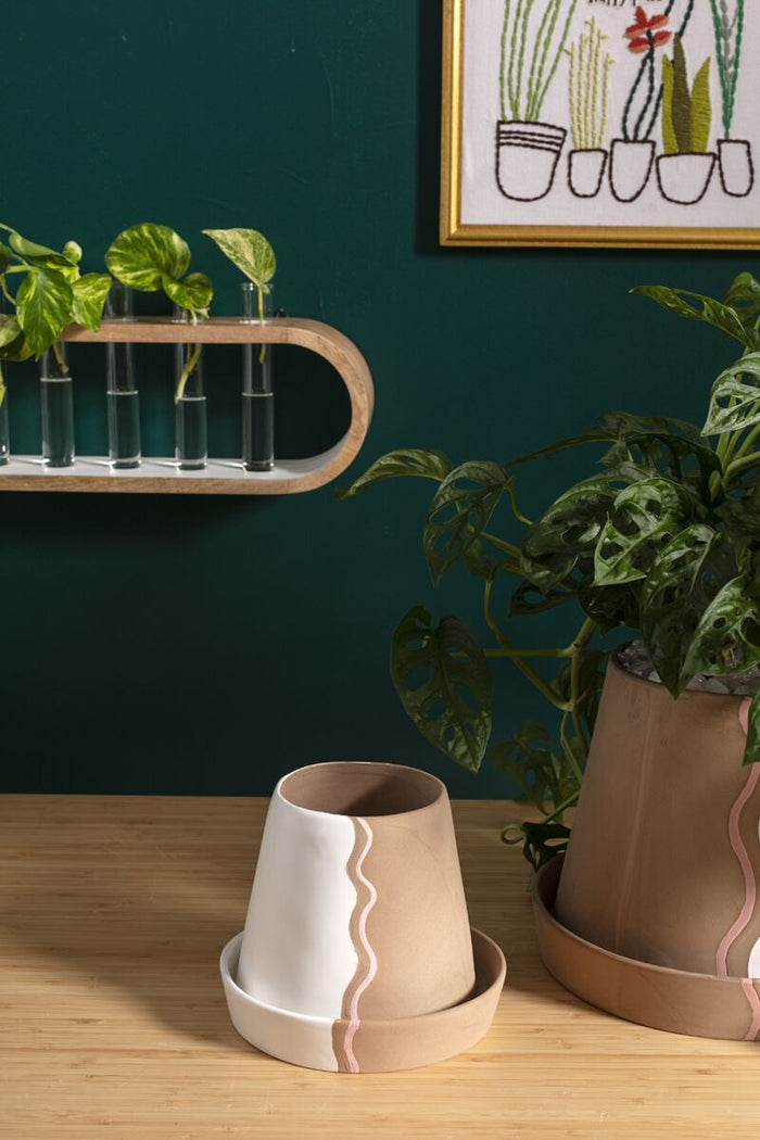 Design Shop Multicolor Kalina Pot, 7" X 6"