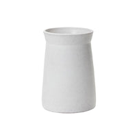 Design Shop White Alban Collection Vase, 6.5" X 9.5"
