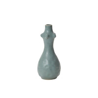 Design Shop Light-Blue Artisan Budvase, 3.5" X 9", Set of 2.