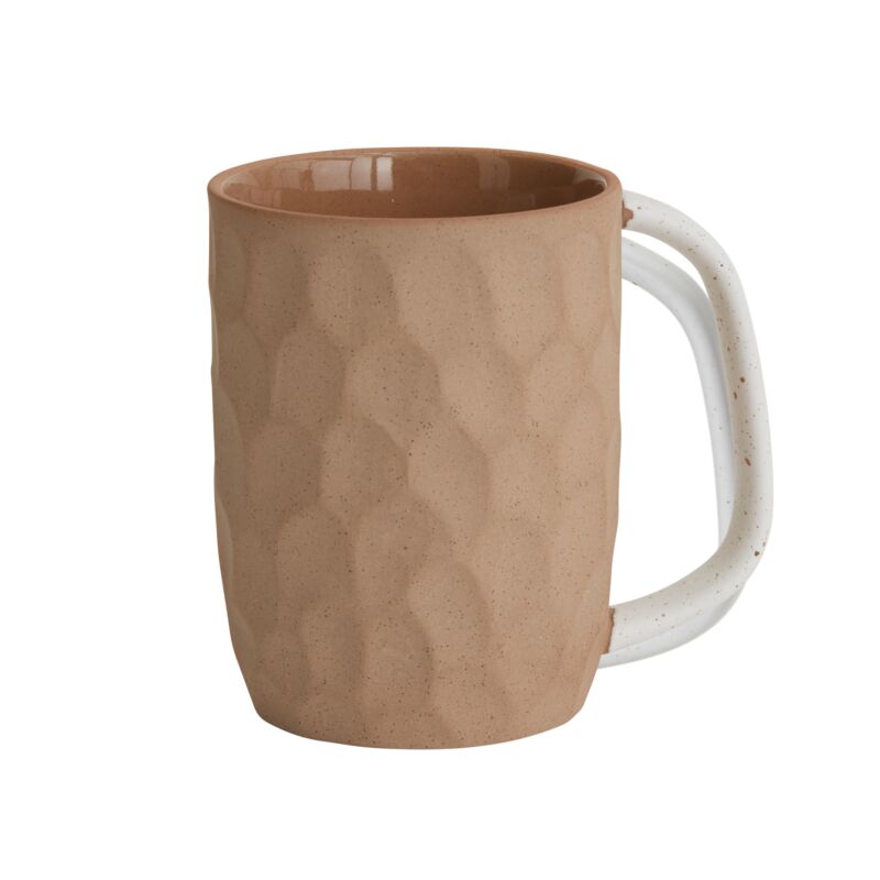 Design Shop Brown Seaside Mug, 4.25" X 4".