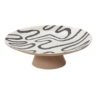 Design Shop White Calypso Collection Tray, 10" X 2.75".