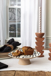 Design Shop White Calypso Collection Tray, 10" X 2.75".