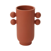 Design Shop Terracotta Farley Collection Vase, 6.25" X 8.25".