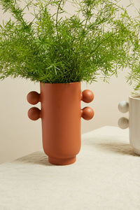Design Shop Terracotta Farley Collection Vase, 6.25" X 8.25".