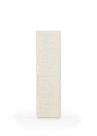 Chelsea House Raffia Pedestal - White (Sm)
