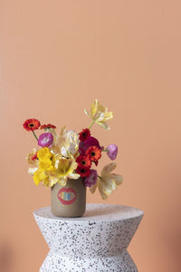 Design Shop Brown Get Loud Pot, 4" X 4.5".