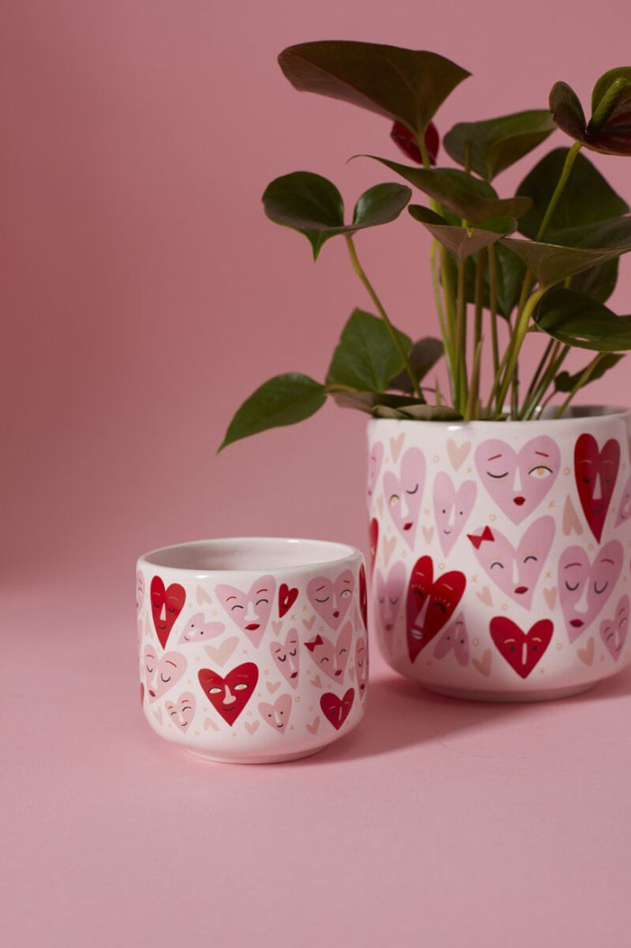 Design Shop Pink Laughter Collection, 3.5" X 3", Set of 2.