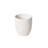 Design Shop White Pfiefer Pot, 4.5" X 4.25"